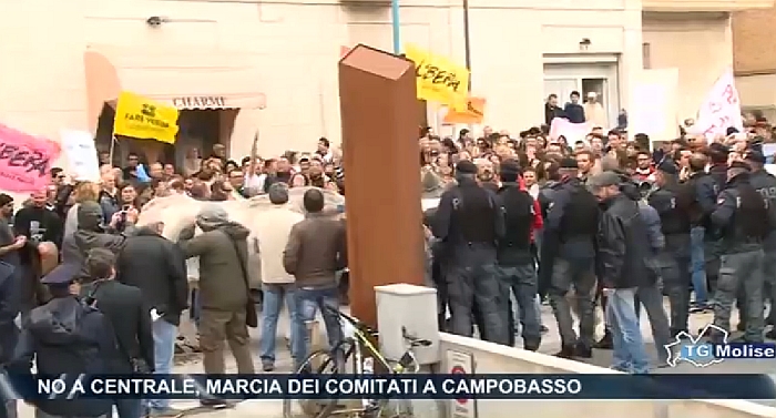 NO biomasse Matese marcia su Campobasso 22 ottobre 2014