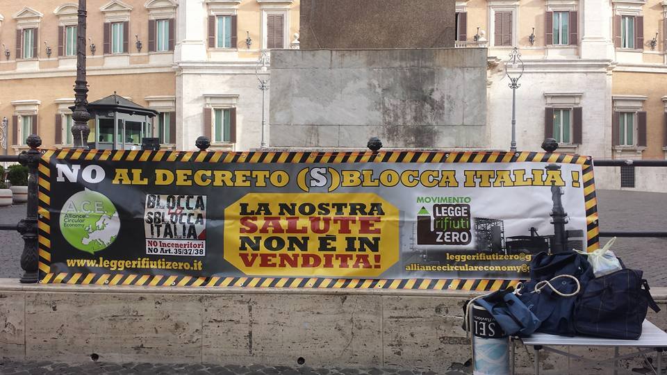 Il Presidio Nazionale contro lo “Sblocca Italia” del 9 settembre 2015