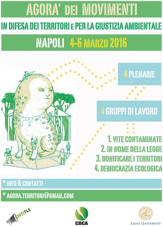 Agorà dei movimenti in difesa dei territori e per la giustizia ambientale