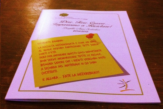 IMPARIAMO A RICICLARE!